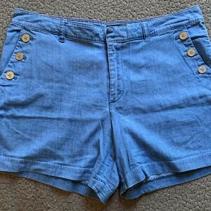 Tommy Hilfiger 5" Classic Stretch Blue Jean Shorts Size 10